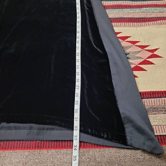 Eileen Fisher Black Velvet Tunic Top Sz S‎ Rayon Silk Sleeveless Relaxed Minimal - Picture 8 of 8